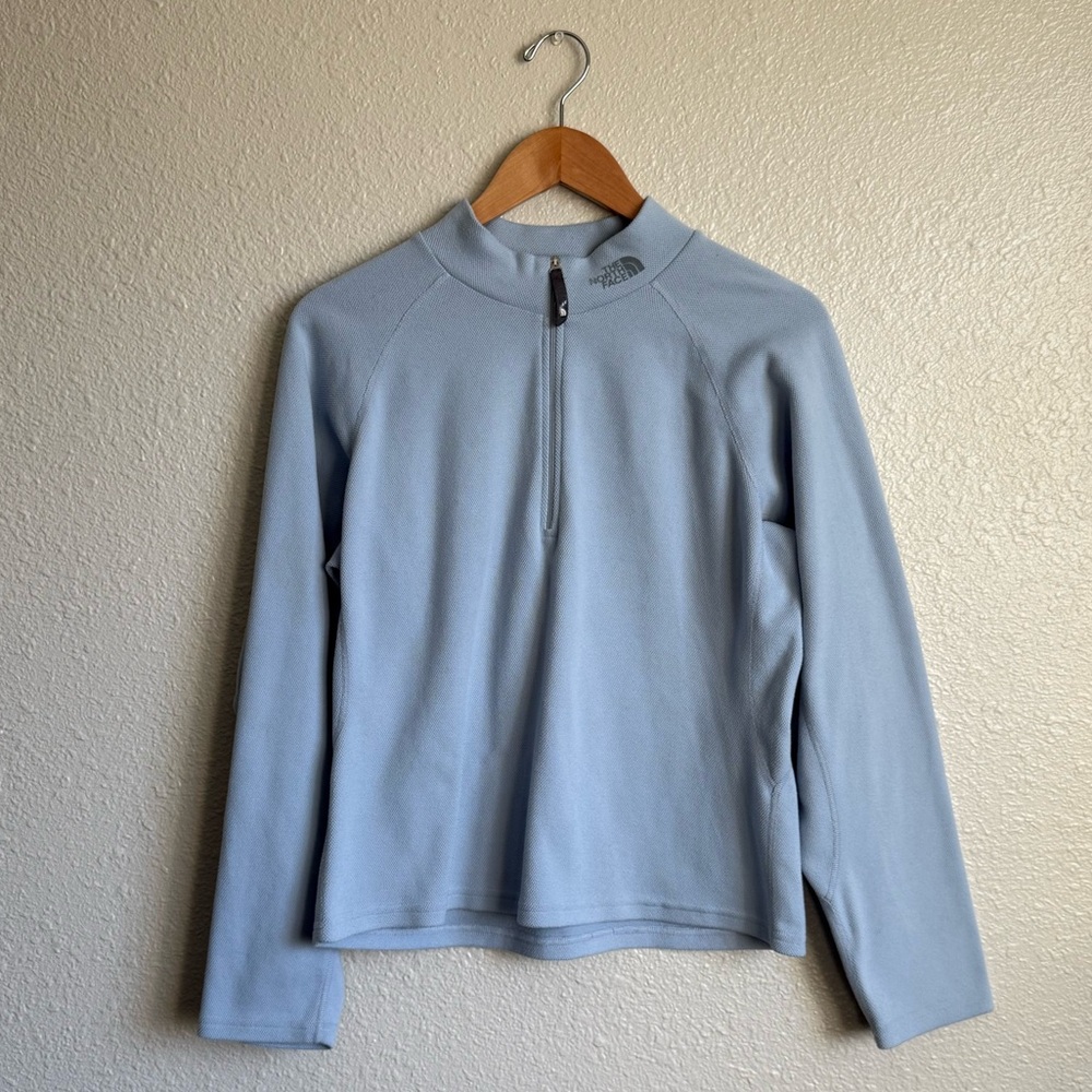 Vintage The Northface Tiffany Blue Flight Series Fleece Top